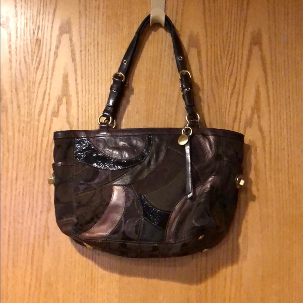 Patchwork Coach handbag